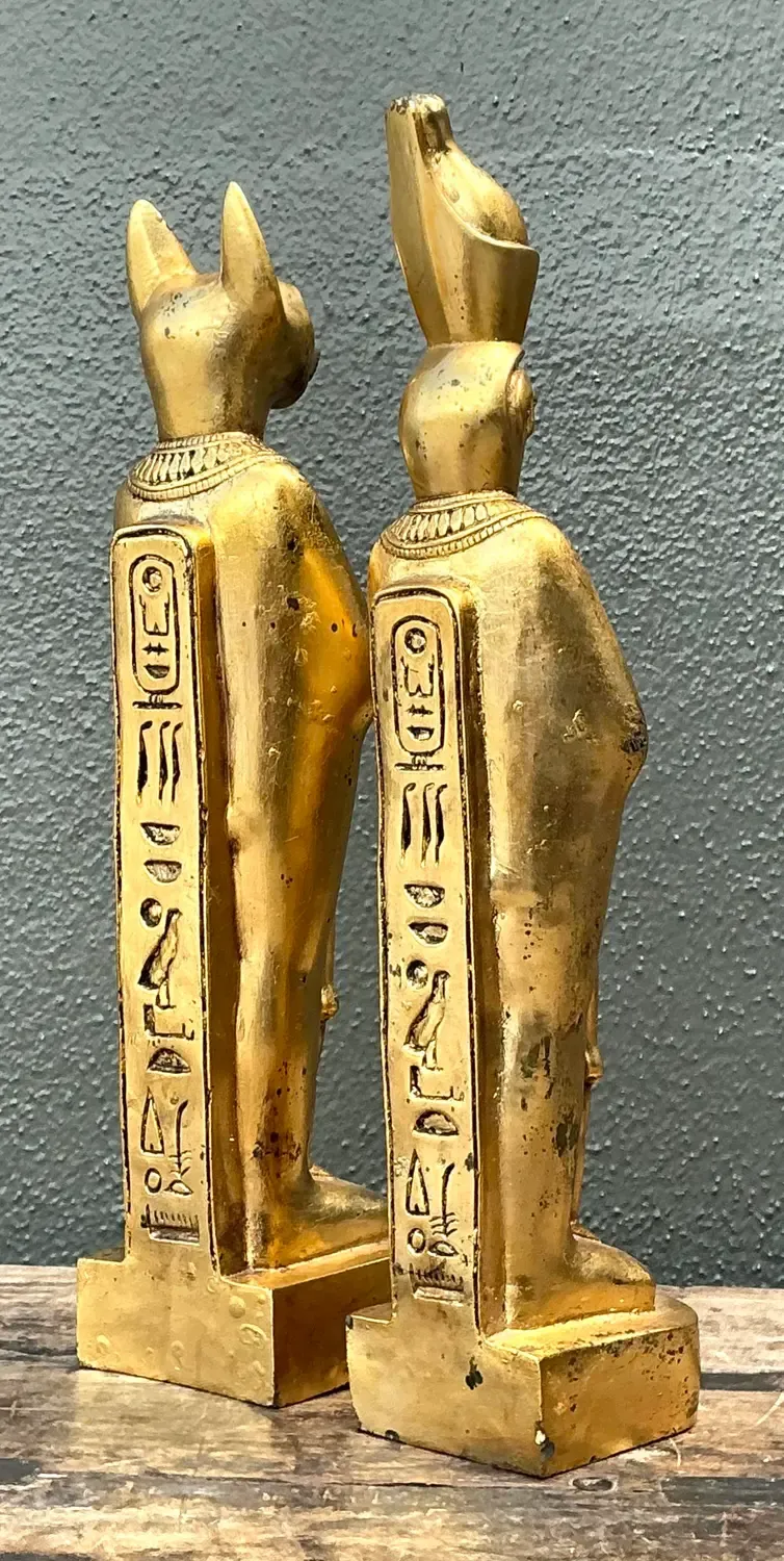 Vintage Gilt Egyptian Figurines - A Pair — additional photo 5