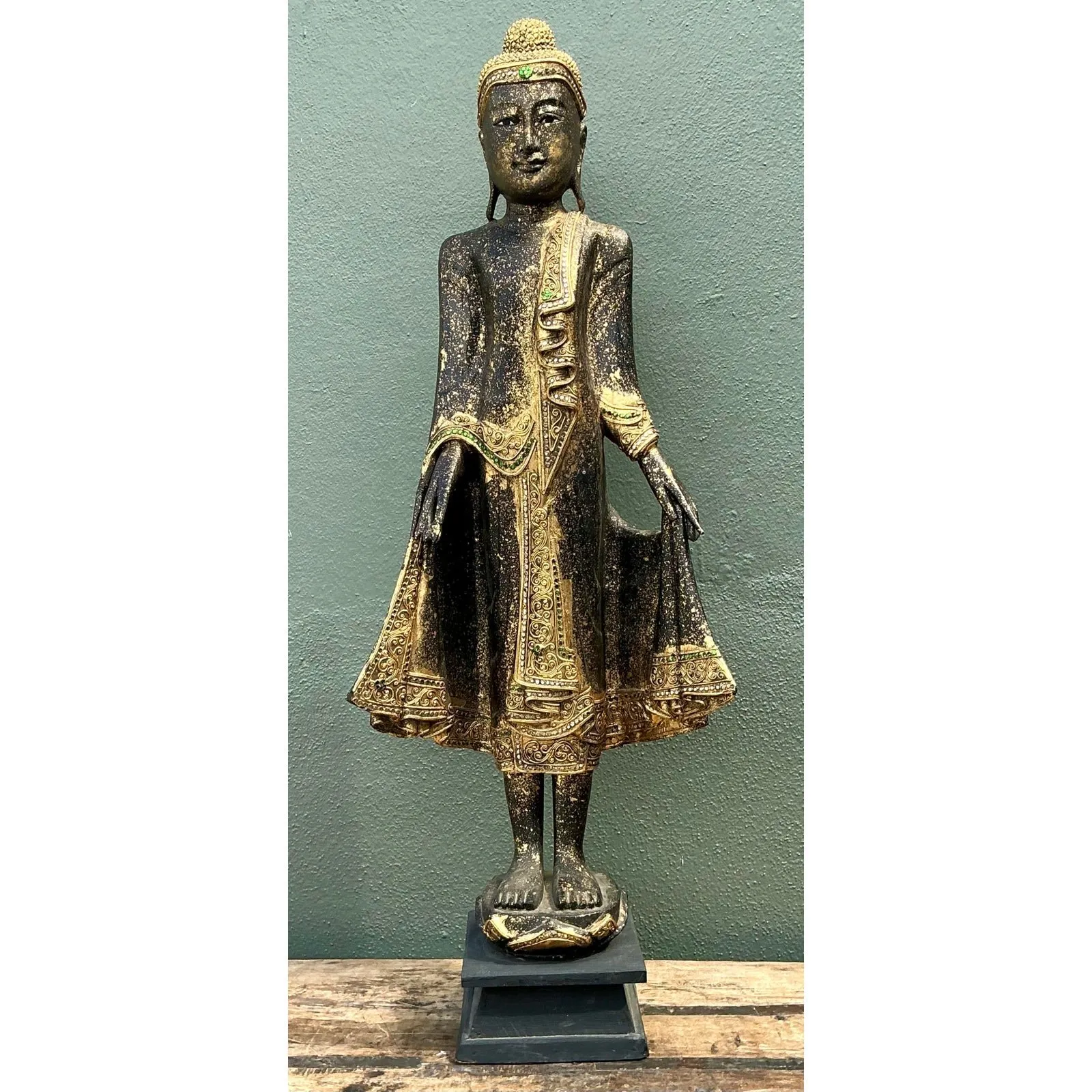 Vintage Gilt Tipped Buddah — additional photo 3