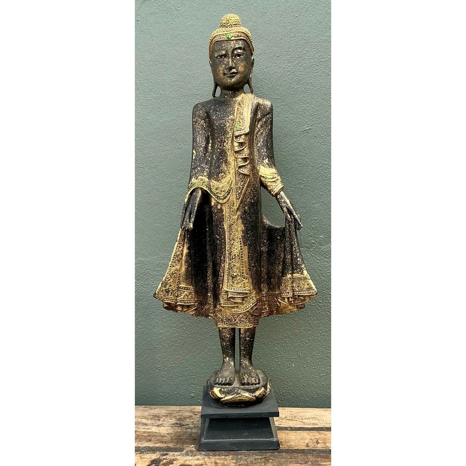 Vintage Gilt Tipped Buddah — additional photo 5