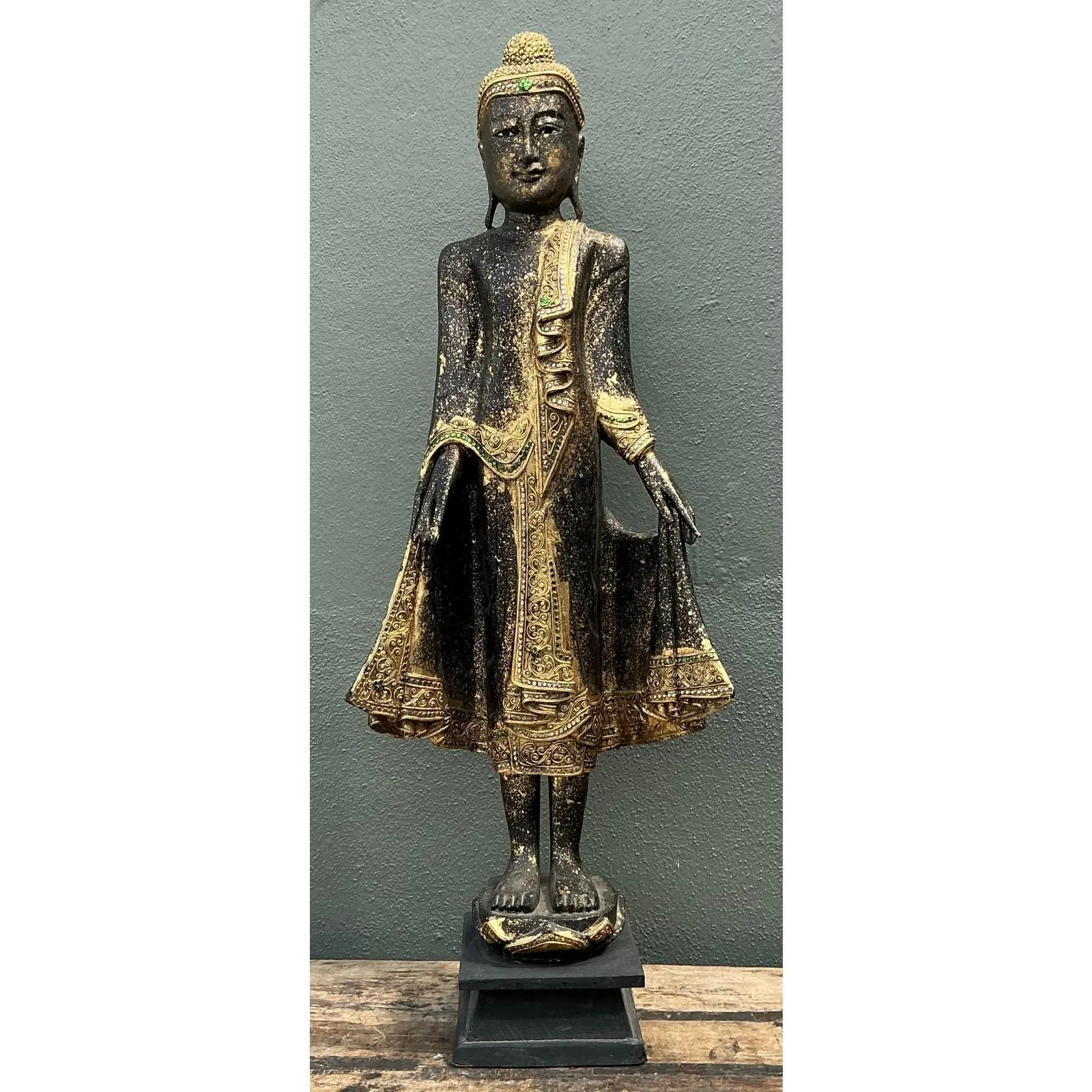 Vintage Gilt Tipped Buddah — additional photo 4