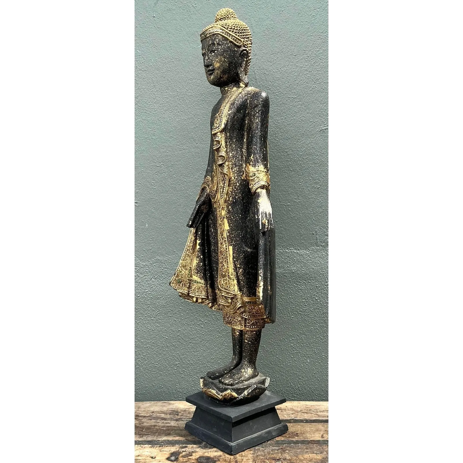 Vintage Gilt Tipped Buddah — additional photo 1