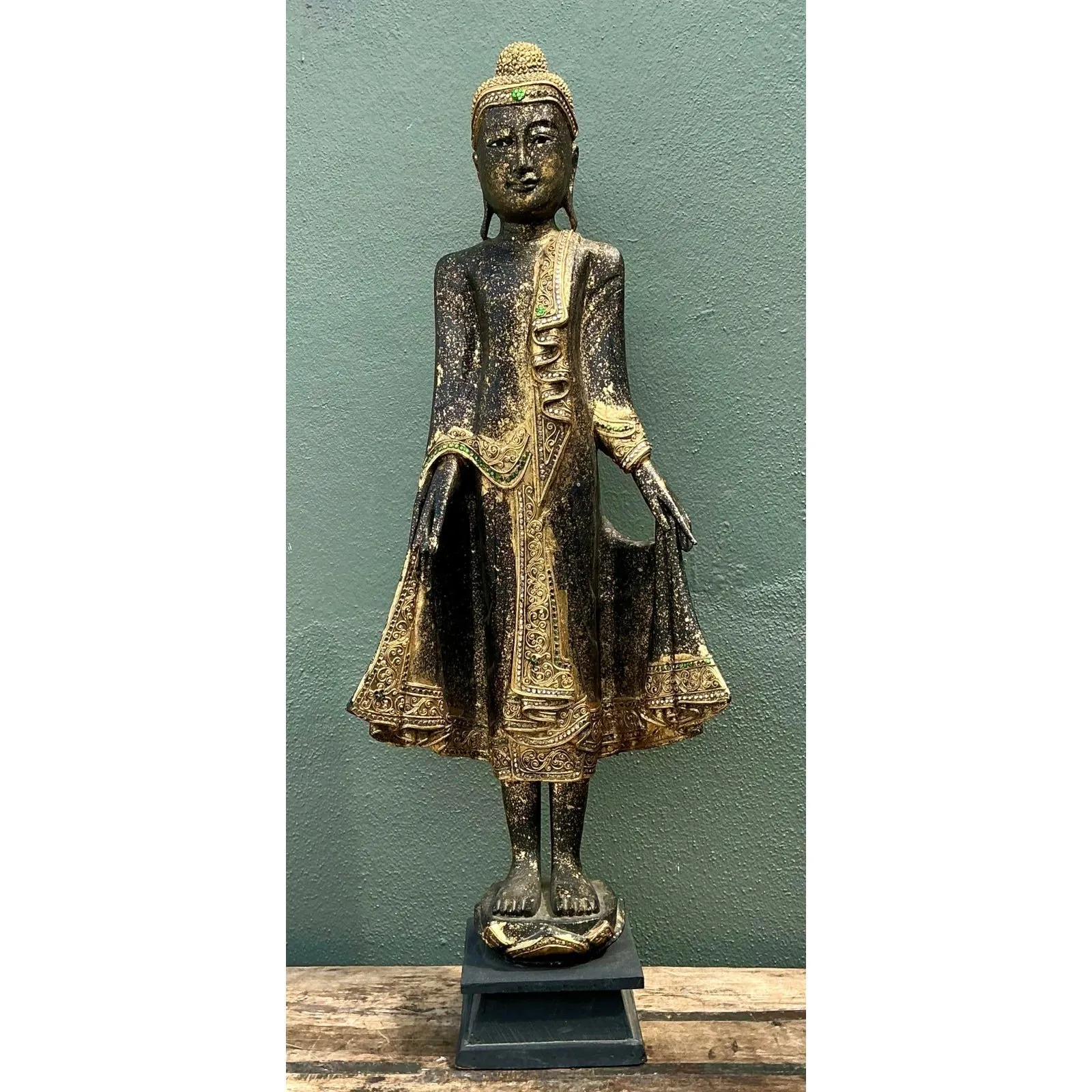 Vintage Gilt Tipped Buddah — additional photo 6