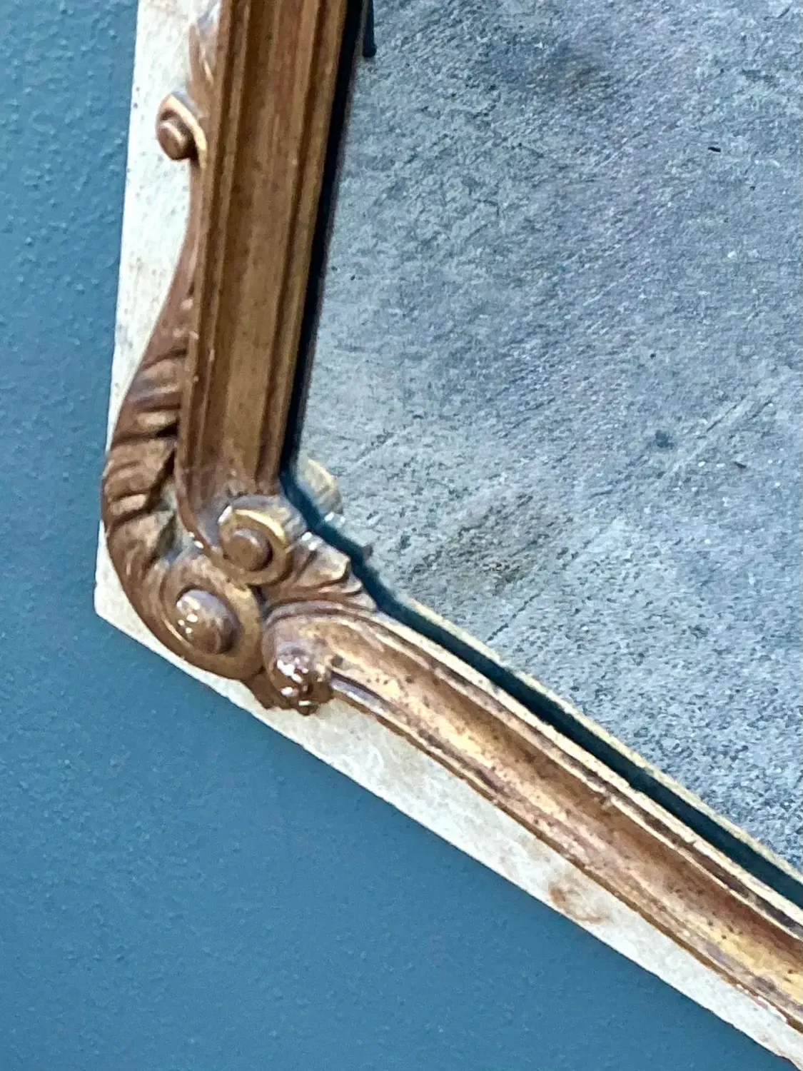 Vintage Gilt Tipped Trumeau Mirror — additional photo 7