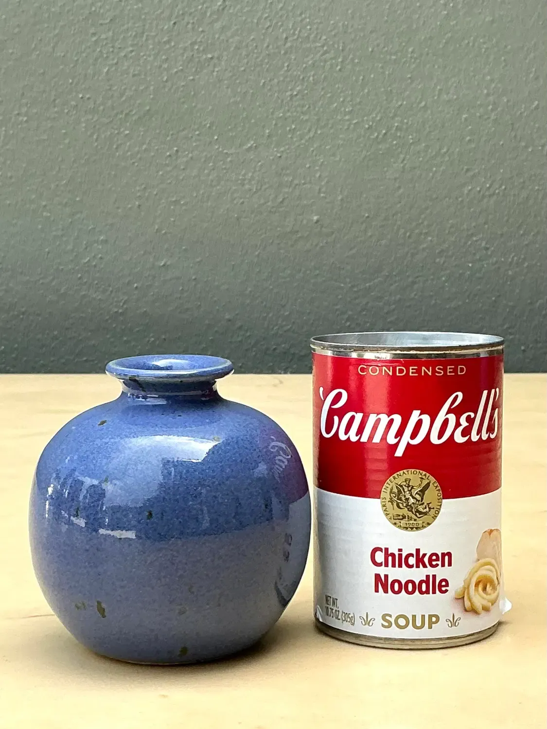 Vintage Glazed Ceramic Vase — additional photo 3