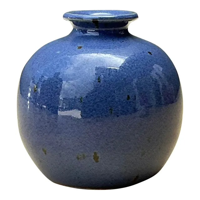 Vintage Glazed Ceramic Vase — additional photo 5