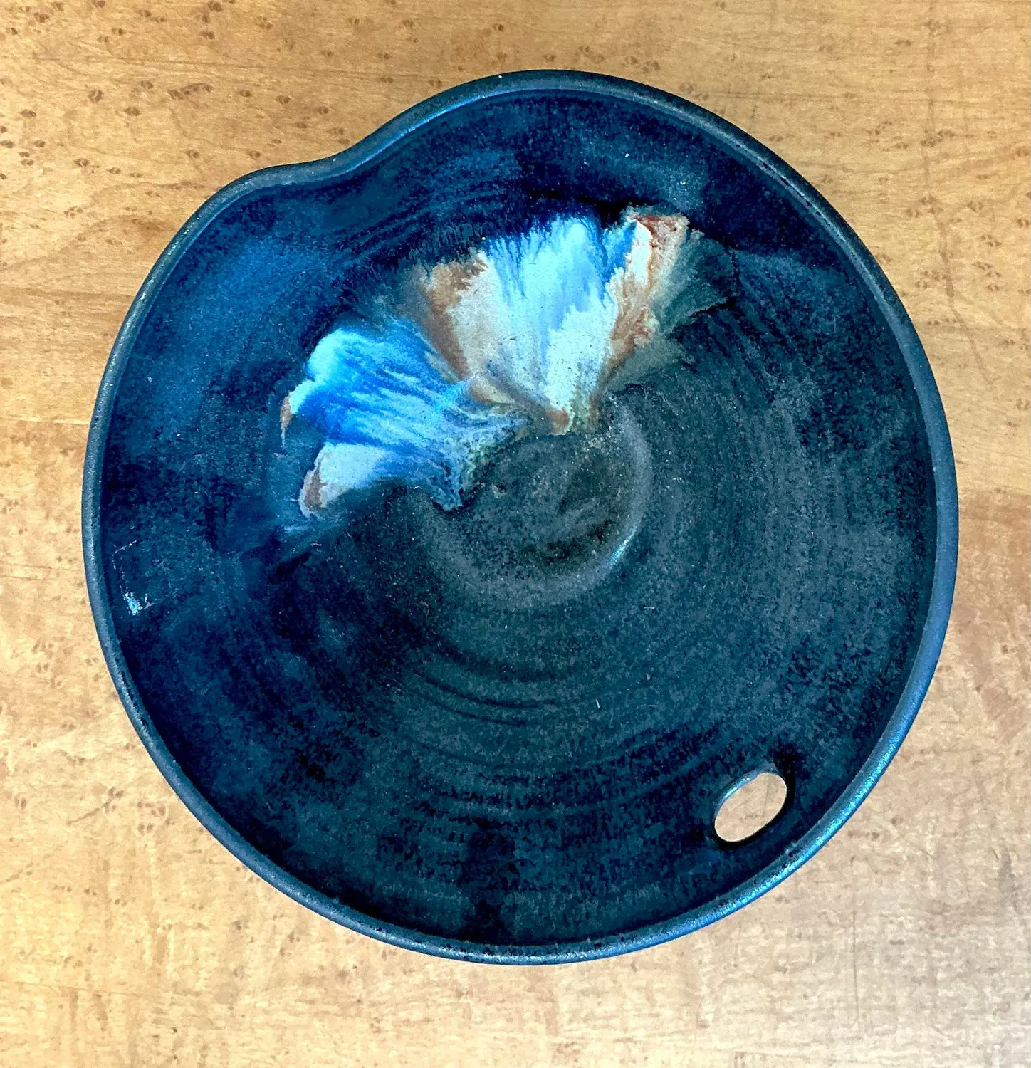 Vintage Glazed Studio Pottery Bowl — additional photo 3