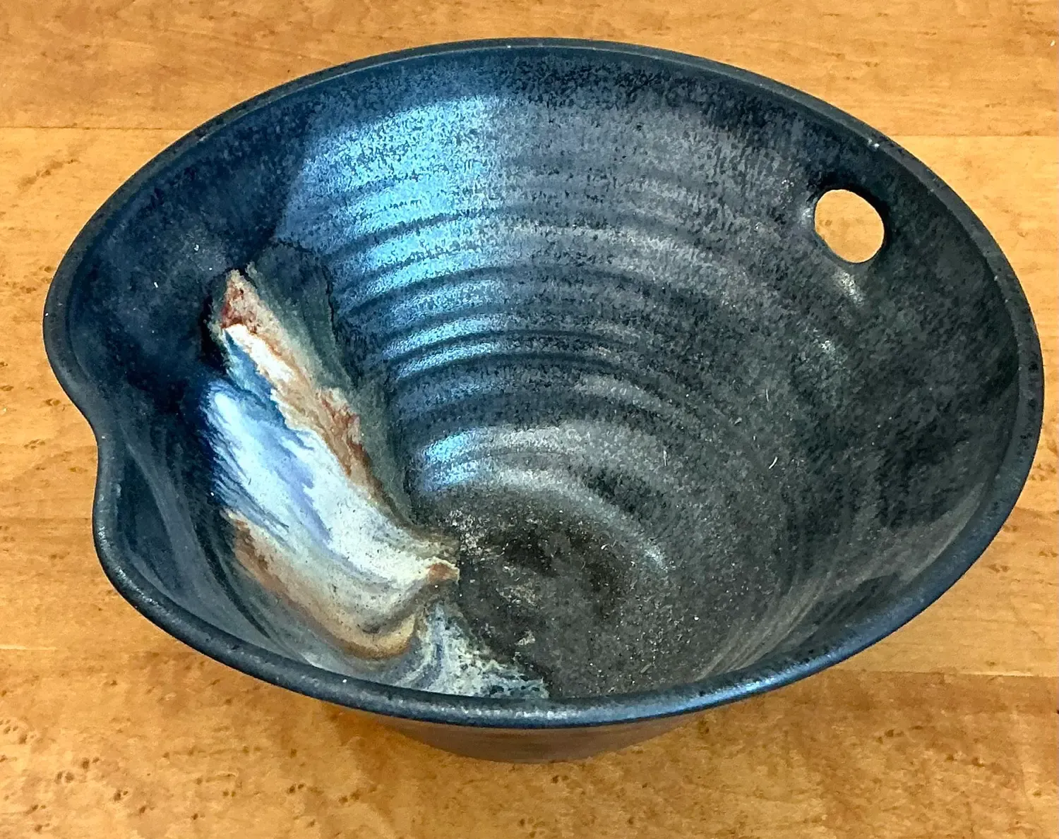 Vintage Glazed Studio Pottery Bowl — additional photo 5