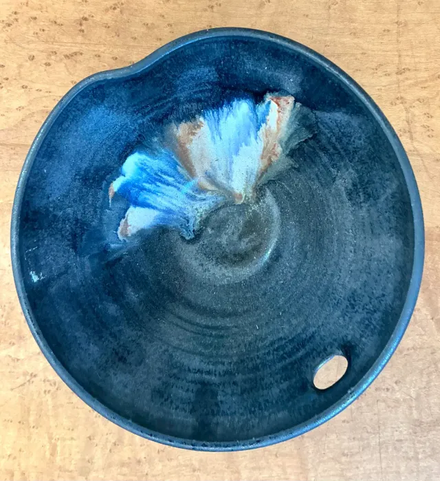 Vintage Glazed Studio Pottery Bowl — additional photo 6