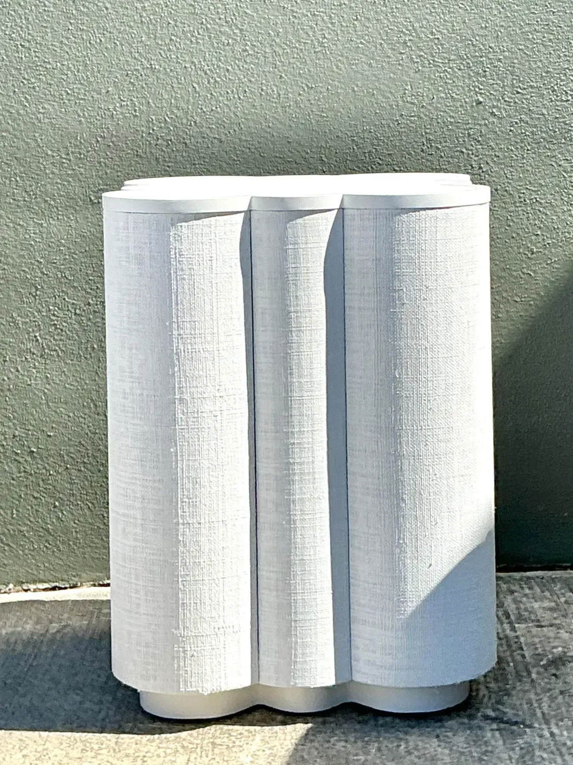 Vintage Grasscloth Side Table — additional photo 6
