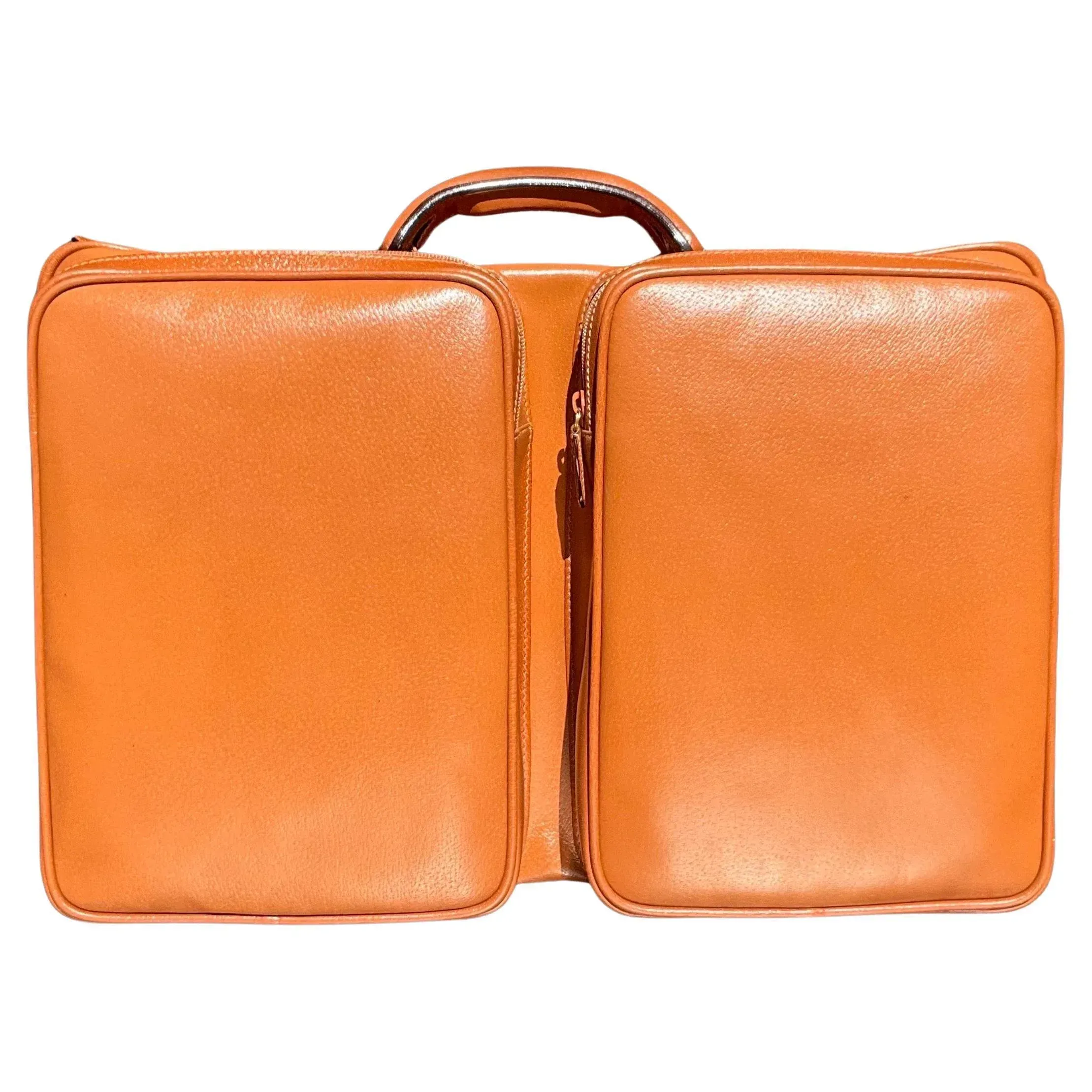 Vintage Gucci Leather Travel Bag With Original Box — additional photo 2