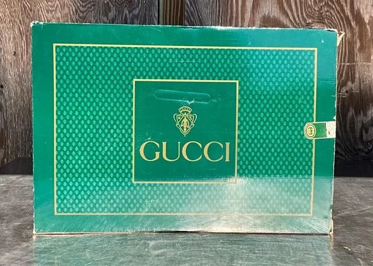 Vintage Gucci Leather Travel Bag With Original Box — additional photo 3