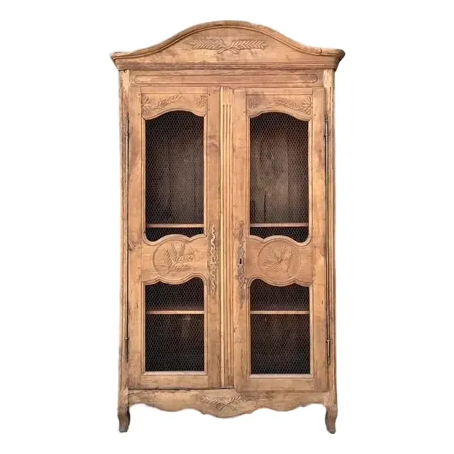 Vintage Gusto Distressed Wire Front Linen Press — additional photo 1