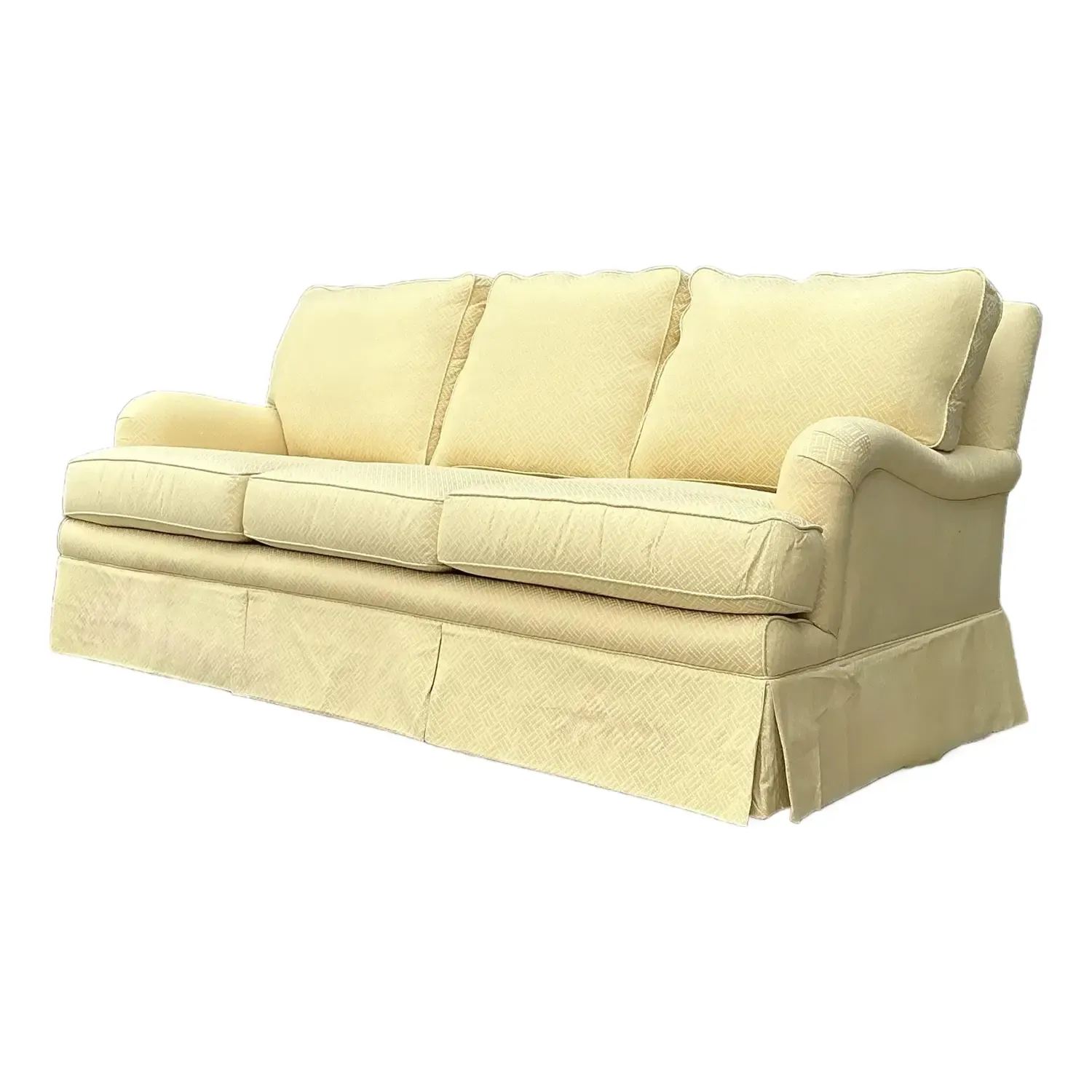 Vintage Hancock and Moore Three Seat Sofa in Scalamandre — additional photo 1