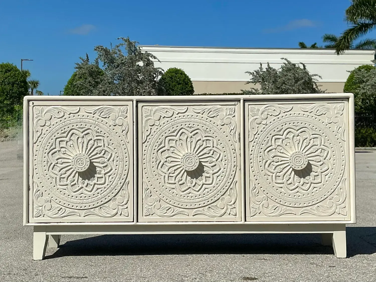 Vintage Hand Carved Credenza — additional photo 6