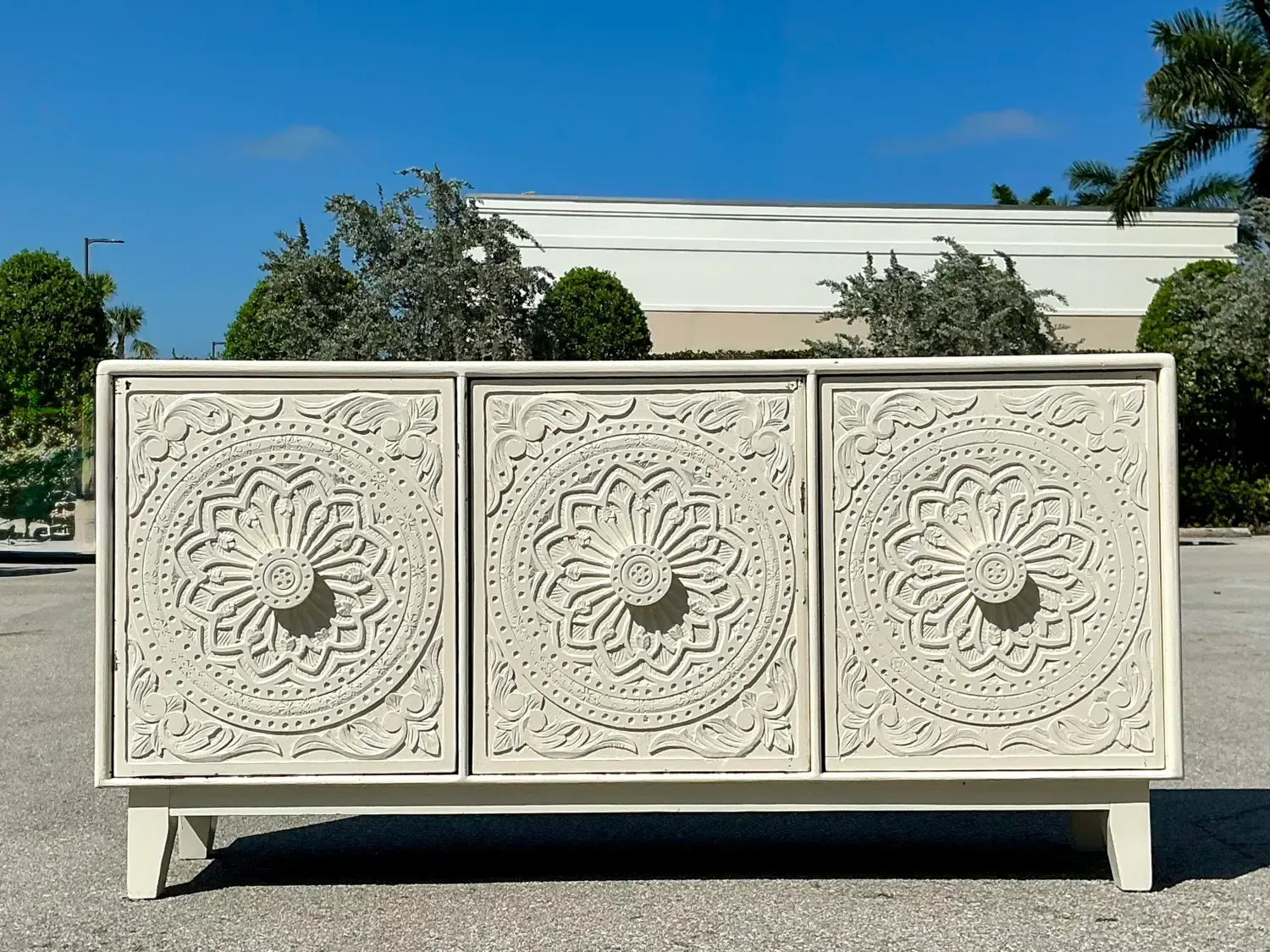 Vintage Hand Carved Credenza — additional photo 5