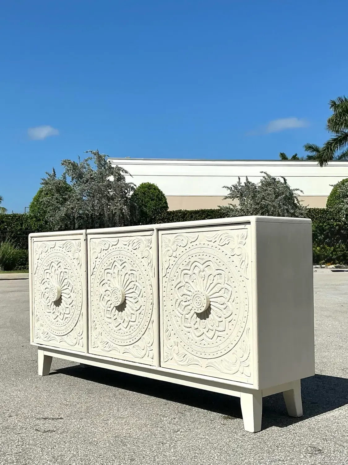 Vintage Hand Carved Credenza — additional photo 8