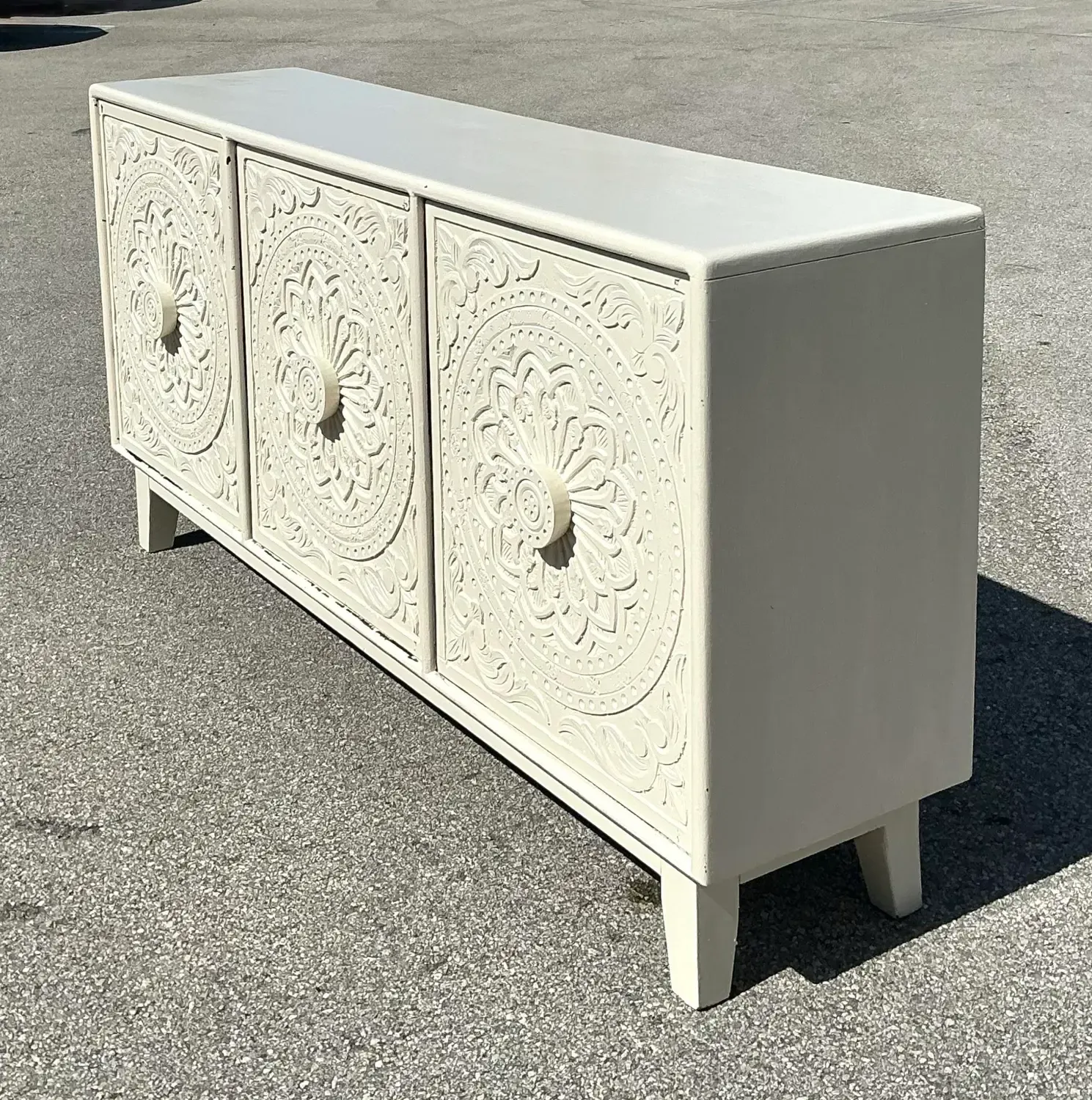 Vintage Hand Carved Credenza — additional photo 2
