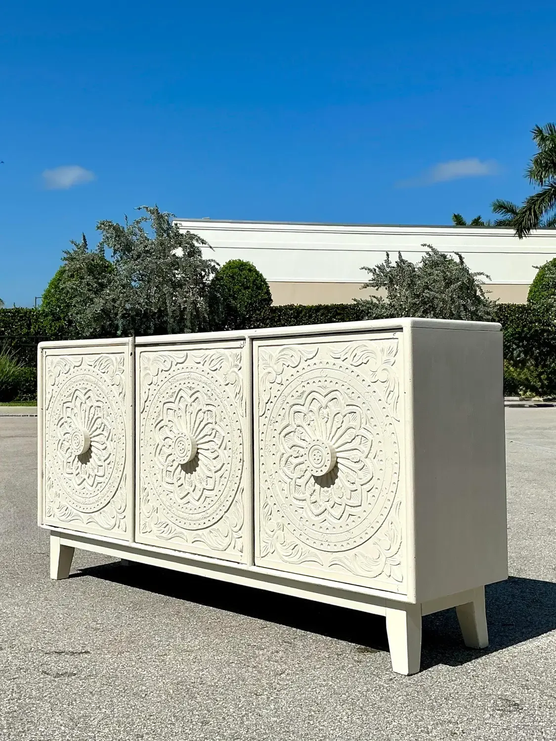 Vintage Hand Carved Credenza — additional photo 3