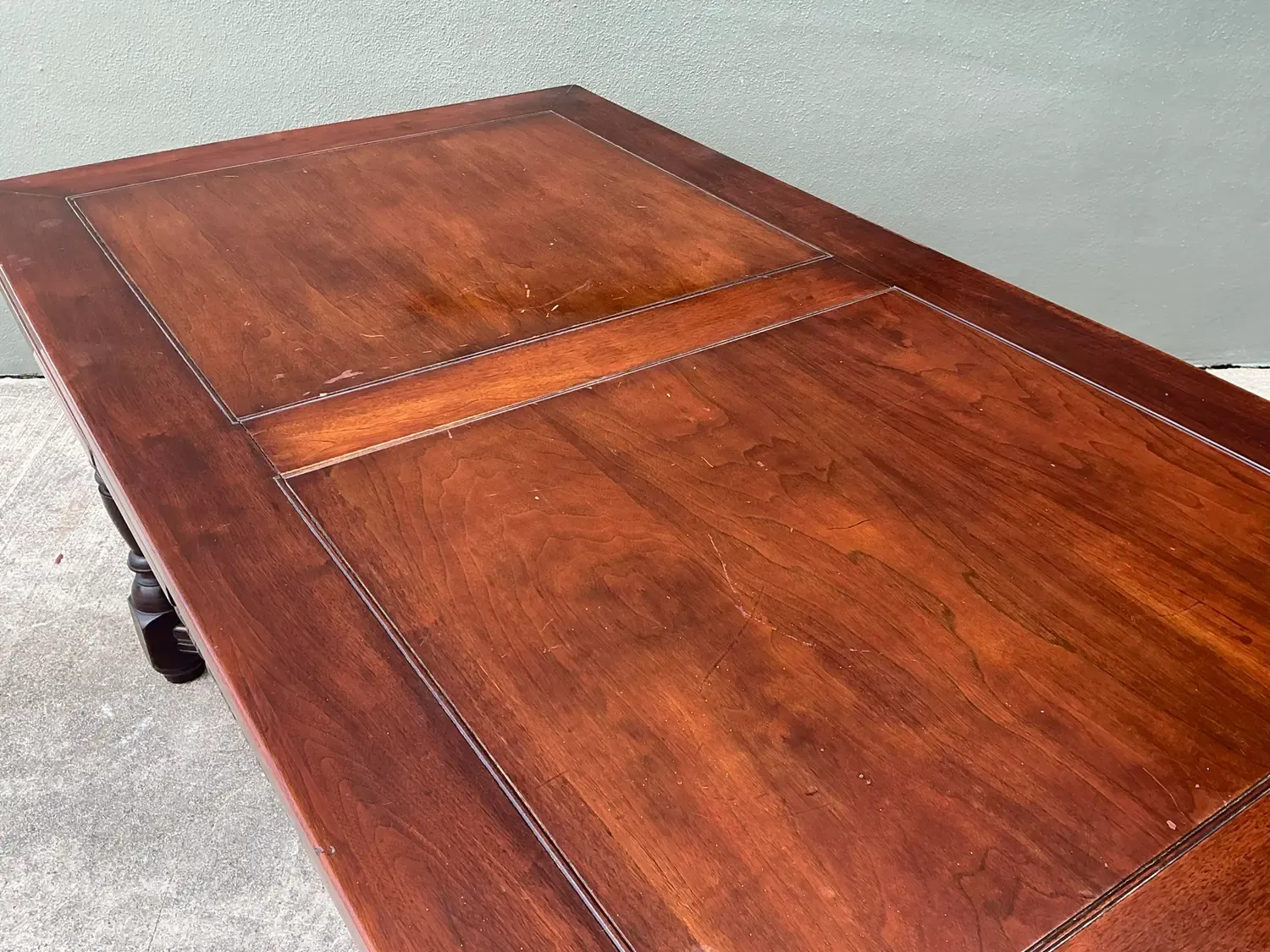 Vintage Hand Carved Extendable Dining Table — additional photo 5