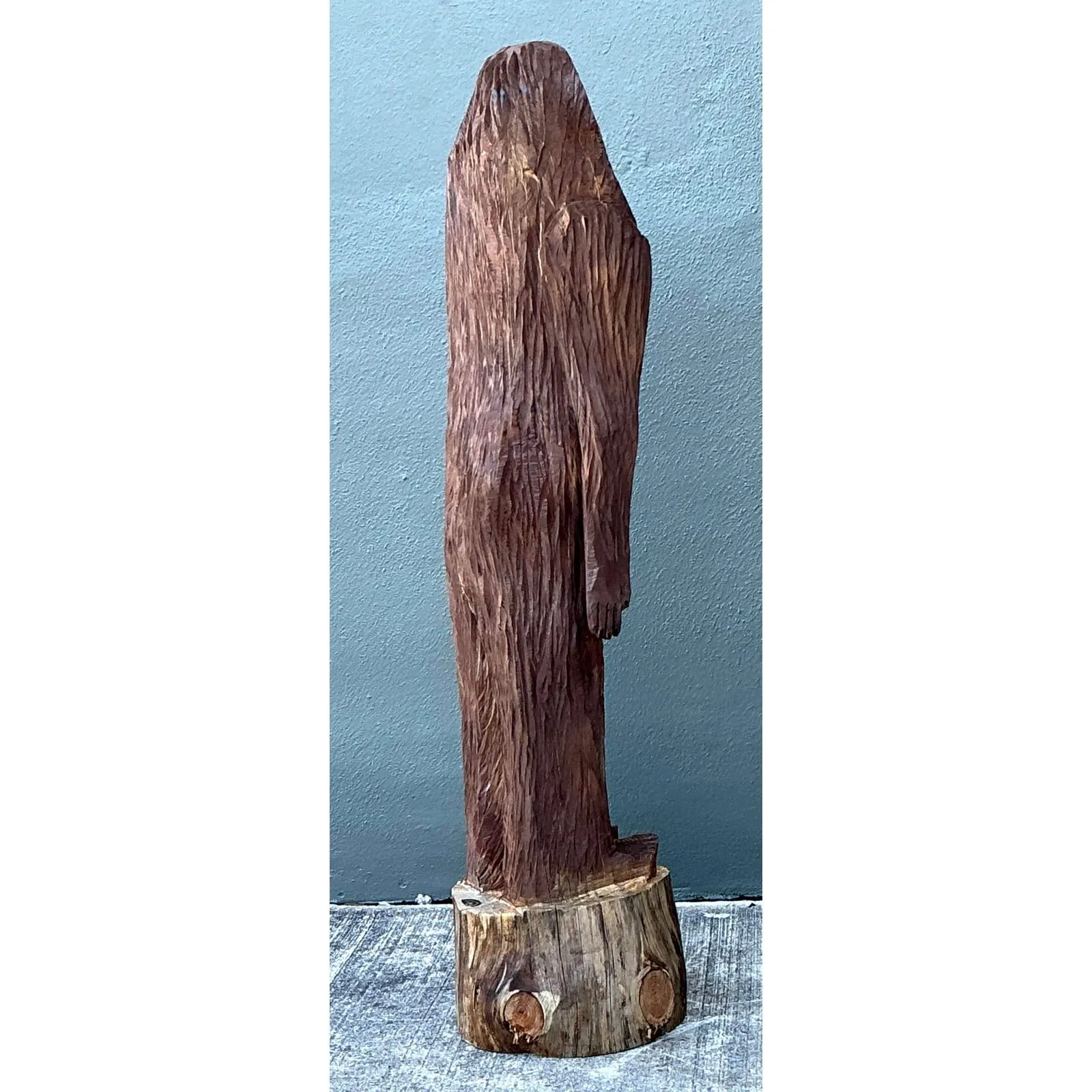 Vintage Hand Carved Figure — additional photo 1
