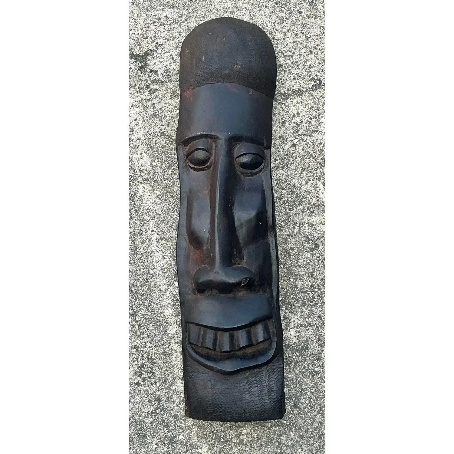 Vintage Hand Carved Tribal Mask — additional photo 3