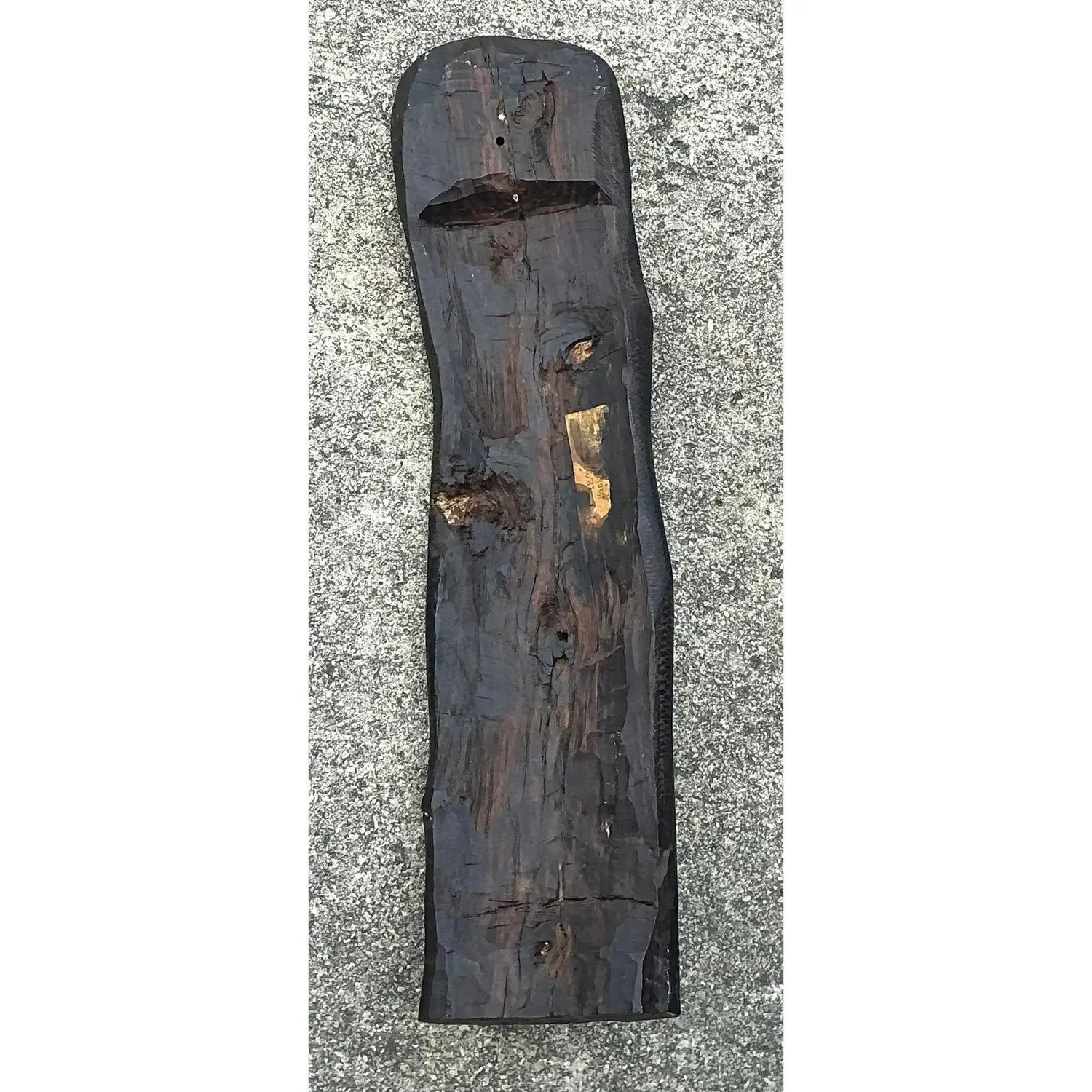 Vintage Hand Carved Tribal Mask — additional photo 4