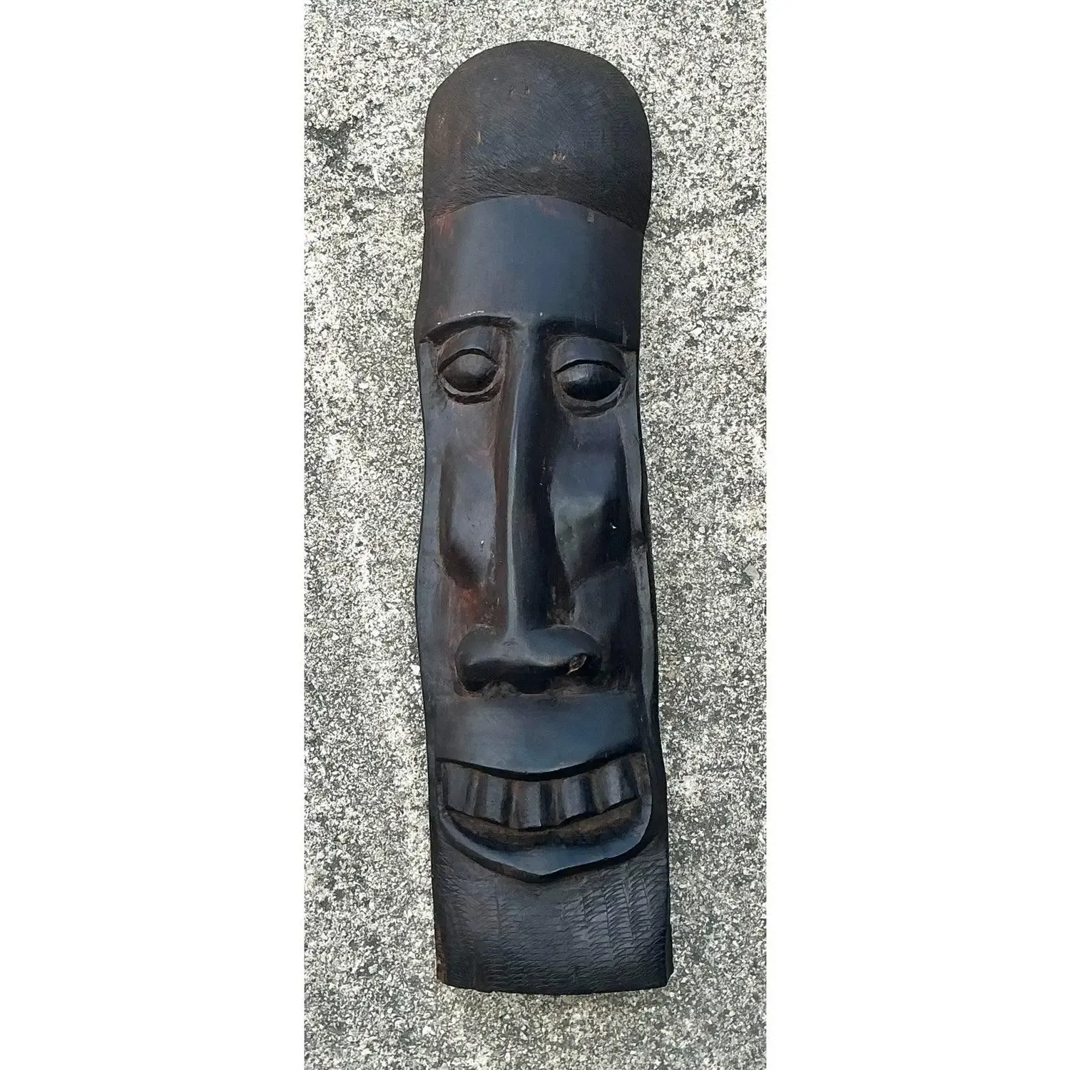 Vintage Hand Carved Tribal Mask — additional photo 5