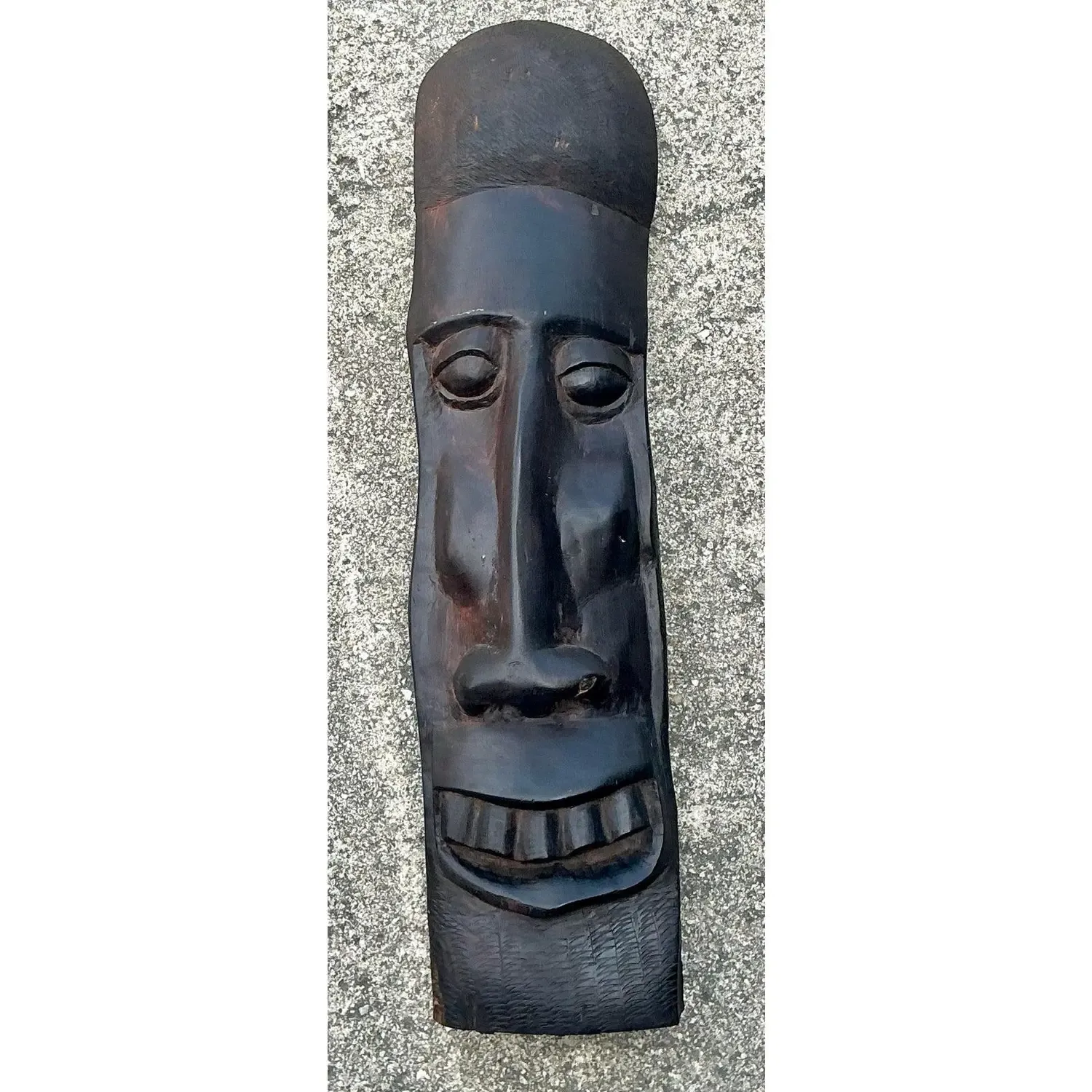 Vintage Hand Carved Tribal Mask — additional photo 6