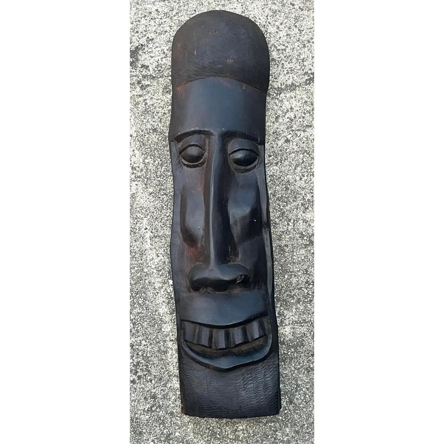 Vintage Hand Carved Tribal Mask — additional photo 7