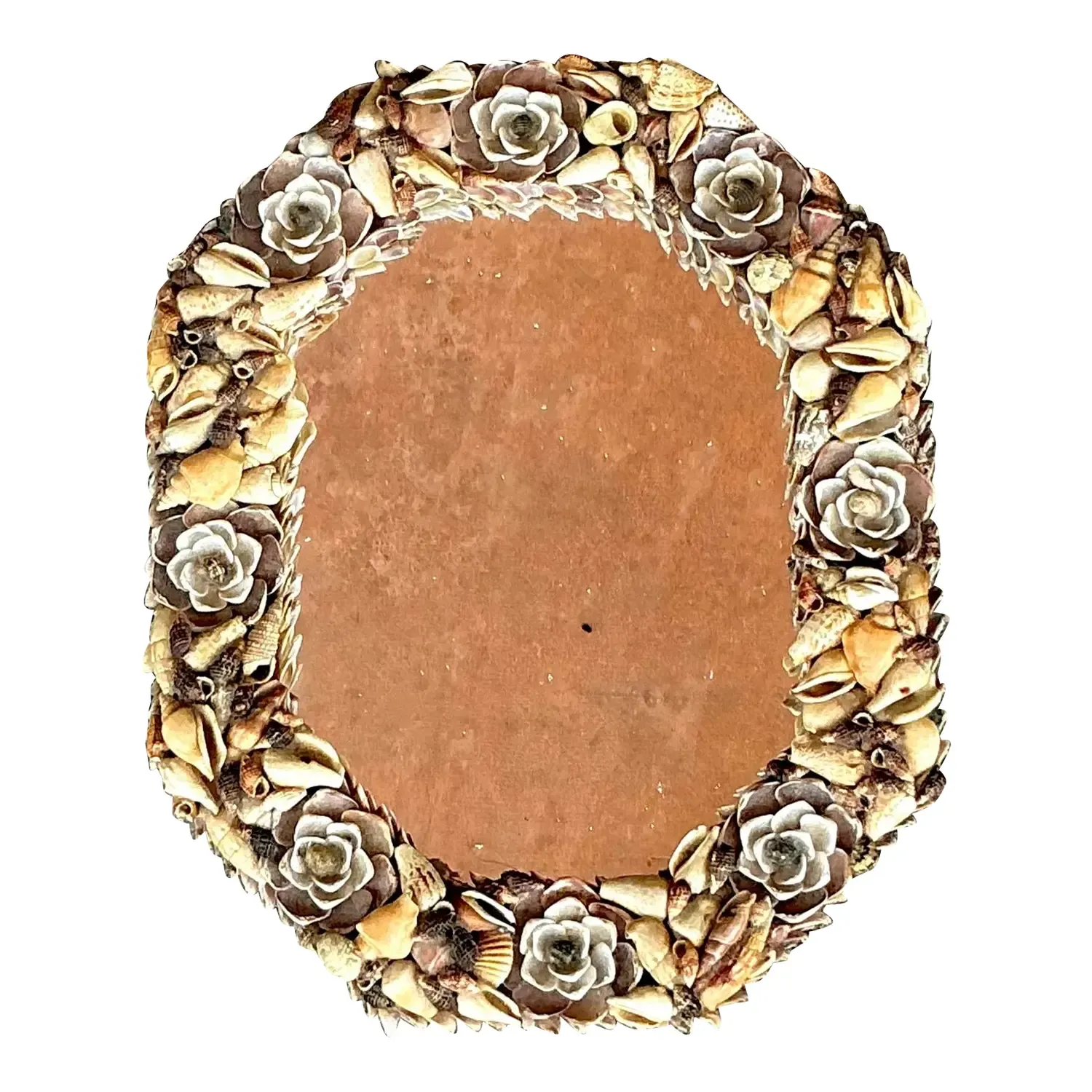 Vintage Hand Made Shell Mirror — additional photo 1