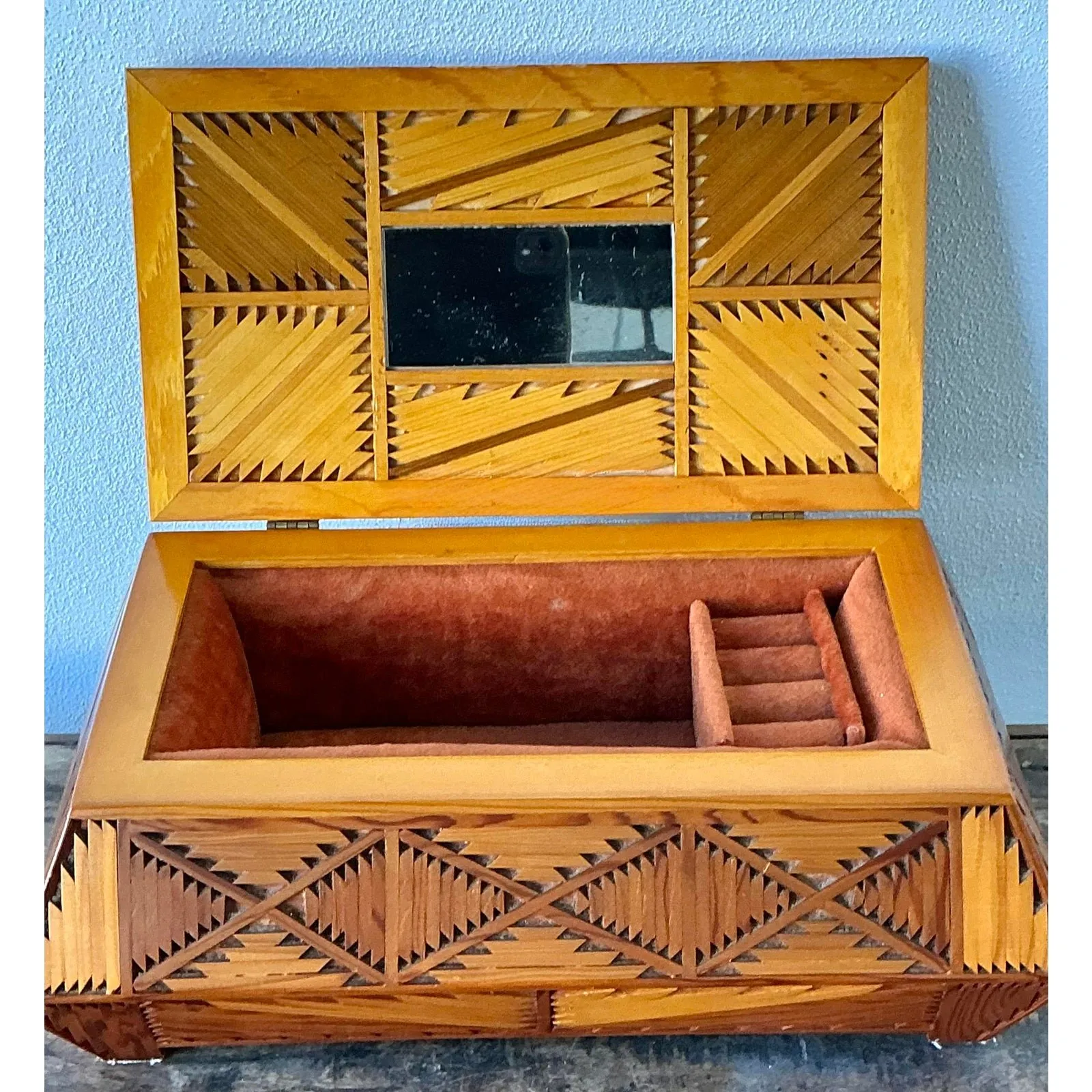 Vintage Hand Made Wood Box — additional photo 3