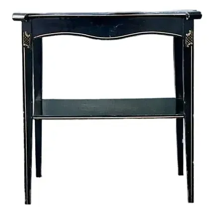 Vintage Hand Painted Chinoiserie Side Table