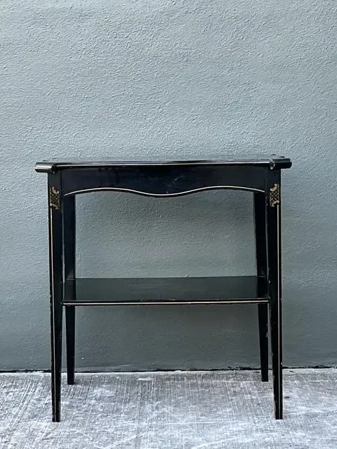 Vintage Hand Painted Chinoiserie Side Table — additional photo 6
