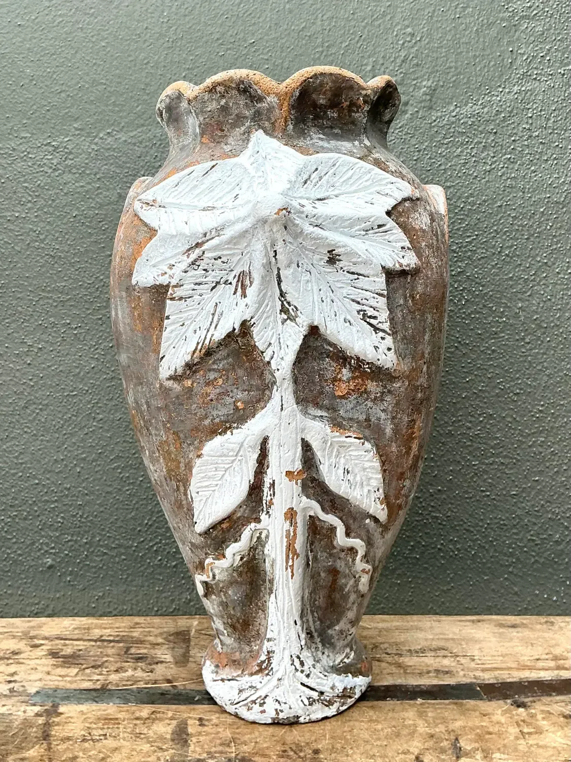Vintage Hand Painted Single Flower Vase — additional photo 2