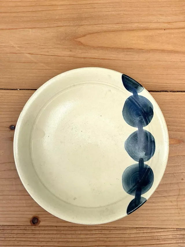 Vintage Hand Painted Studio Pottery Plate — additional photo 1