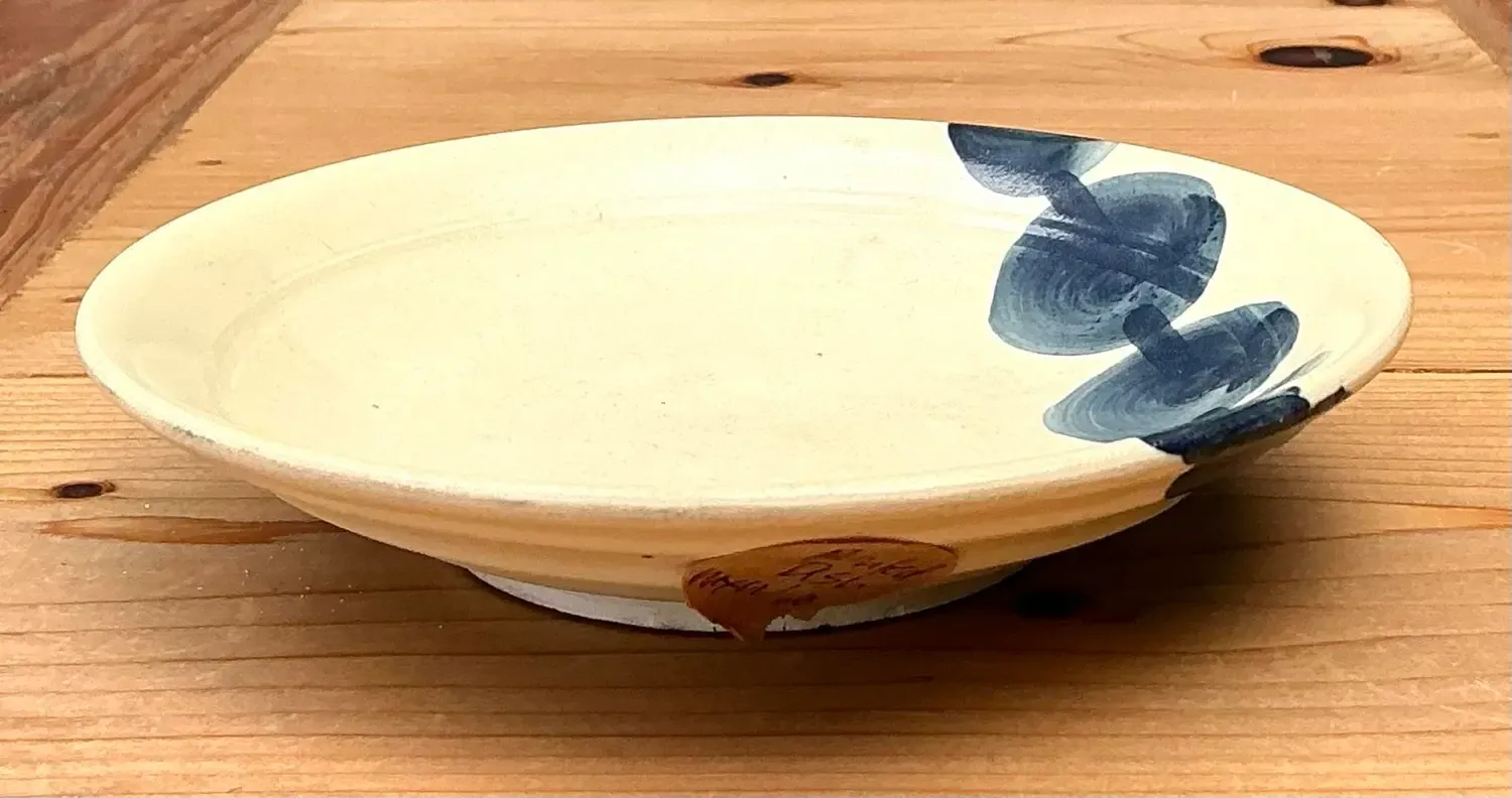 Vintage Hand Painted Studio Pottery Plate — additional photo 2