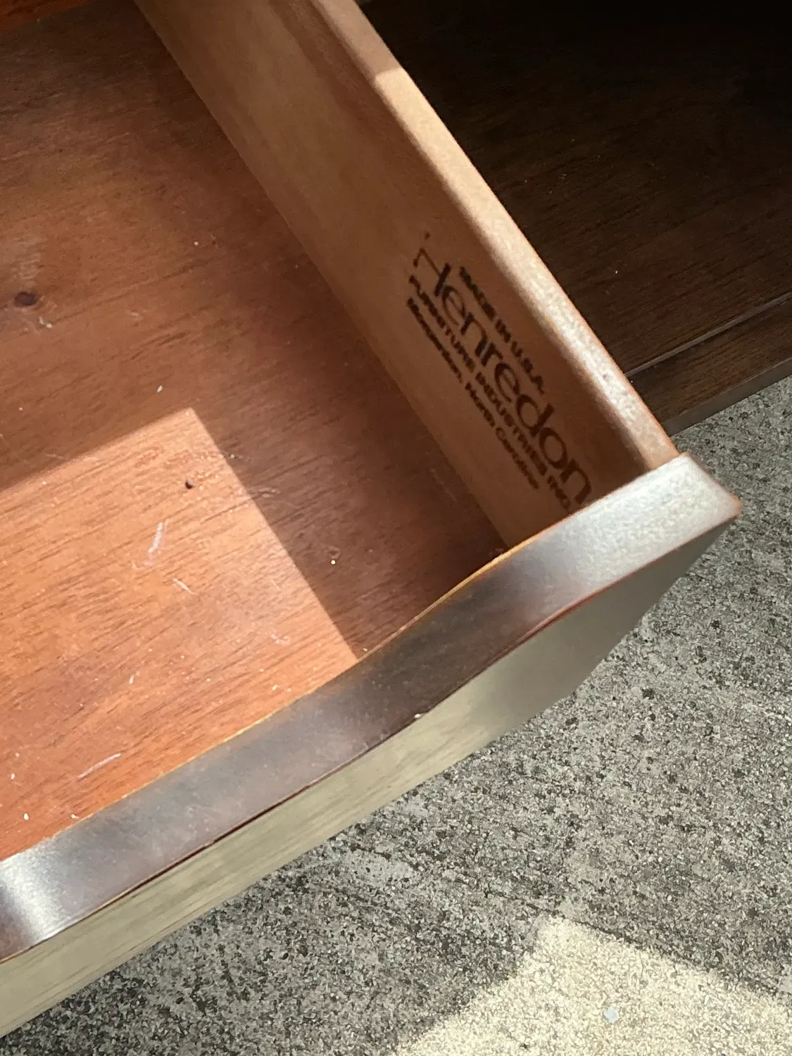 Vintage Henredon Campaign Dry Bar — additional photo 4