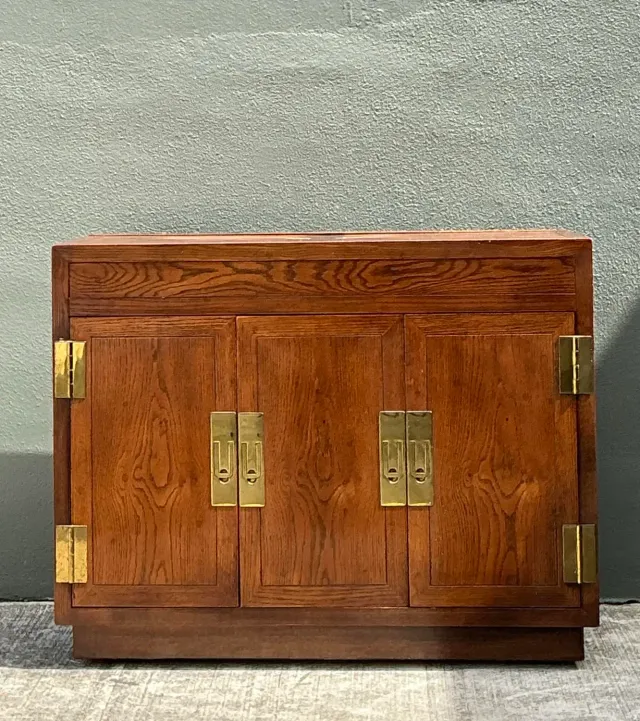 Vintage Henredon Campaign Dry Bar — additional photo 5