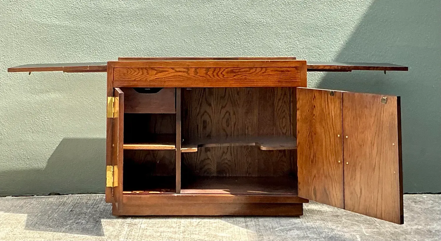 Vintage Henredon Campaign Dry Bar — additional photo 8