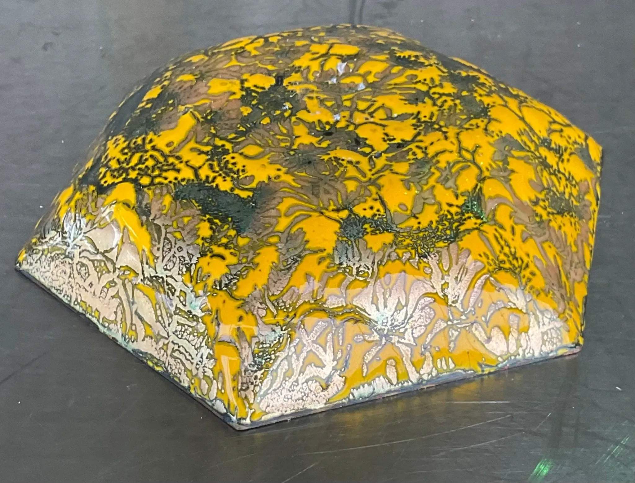 Vintage Hexagon Painted Jewelry Holder — additional photo 3