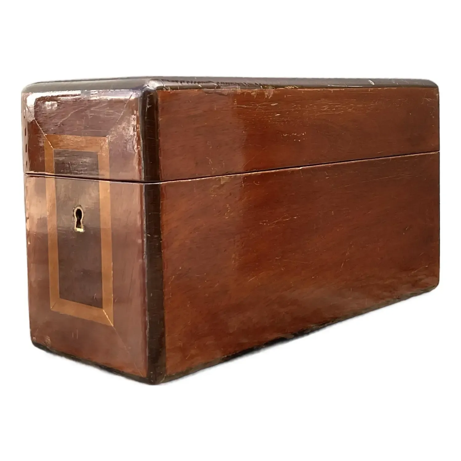 Vintage Inlay Wood Box — additional photo 1