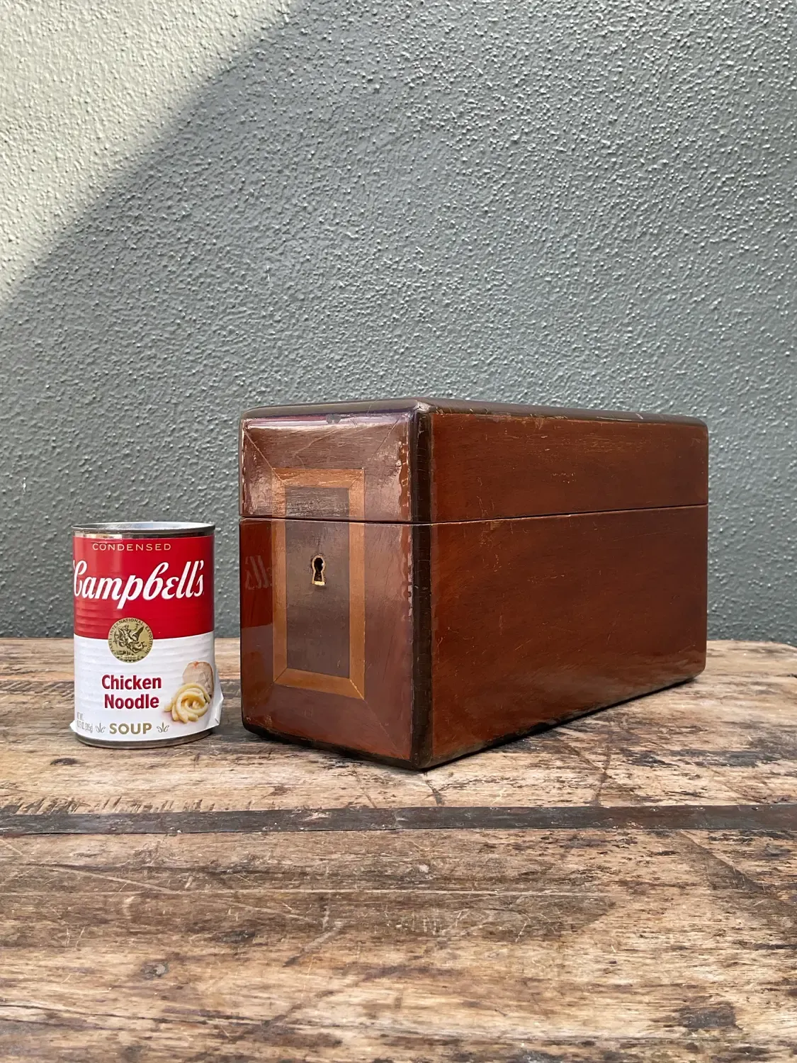 Vintage Inlay Wood Box — additional photo 2