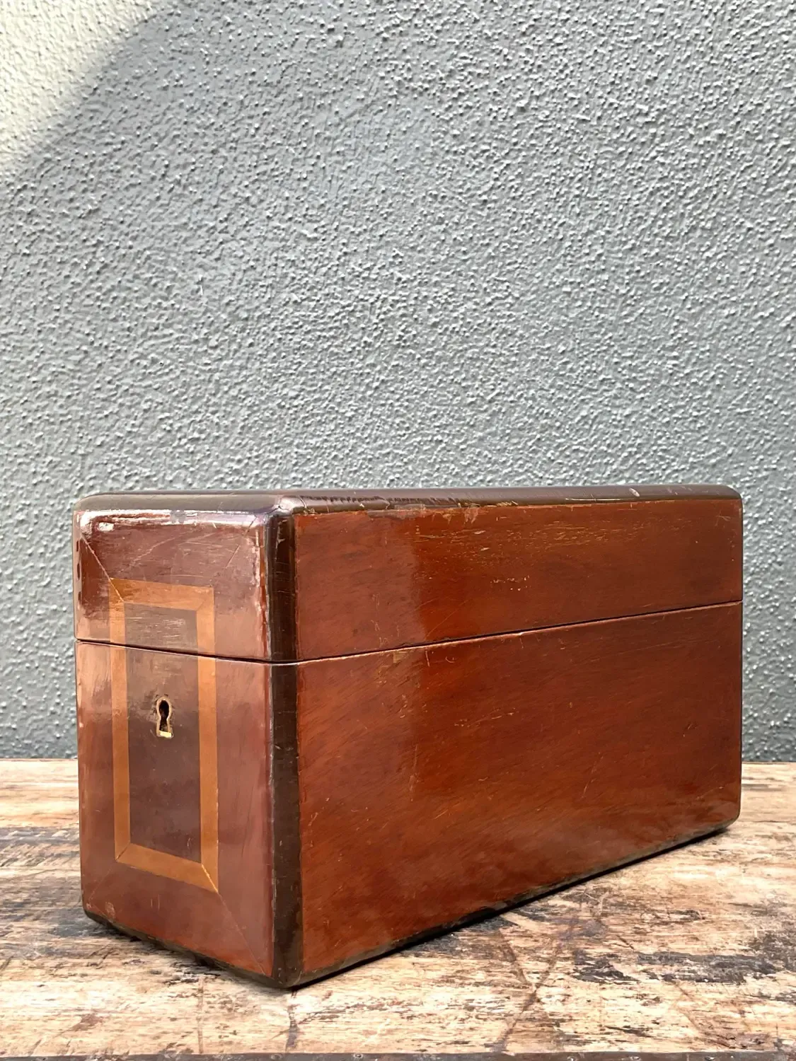 Vintage Inlay Wood Box — additional photo 5