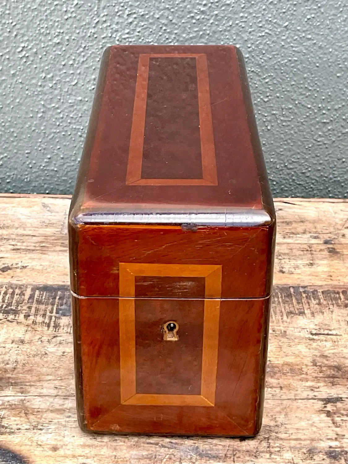 Vintage Inlay Wood Box — additional photo 8