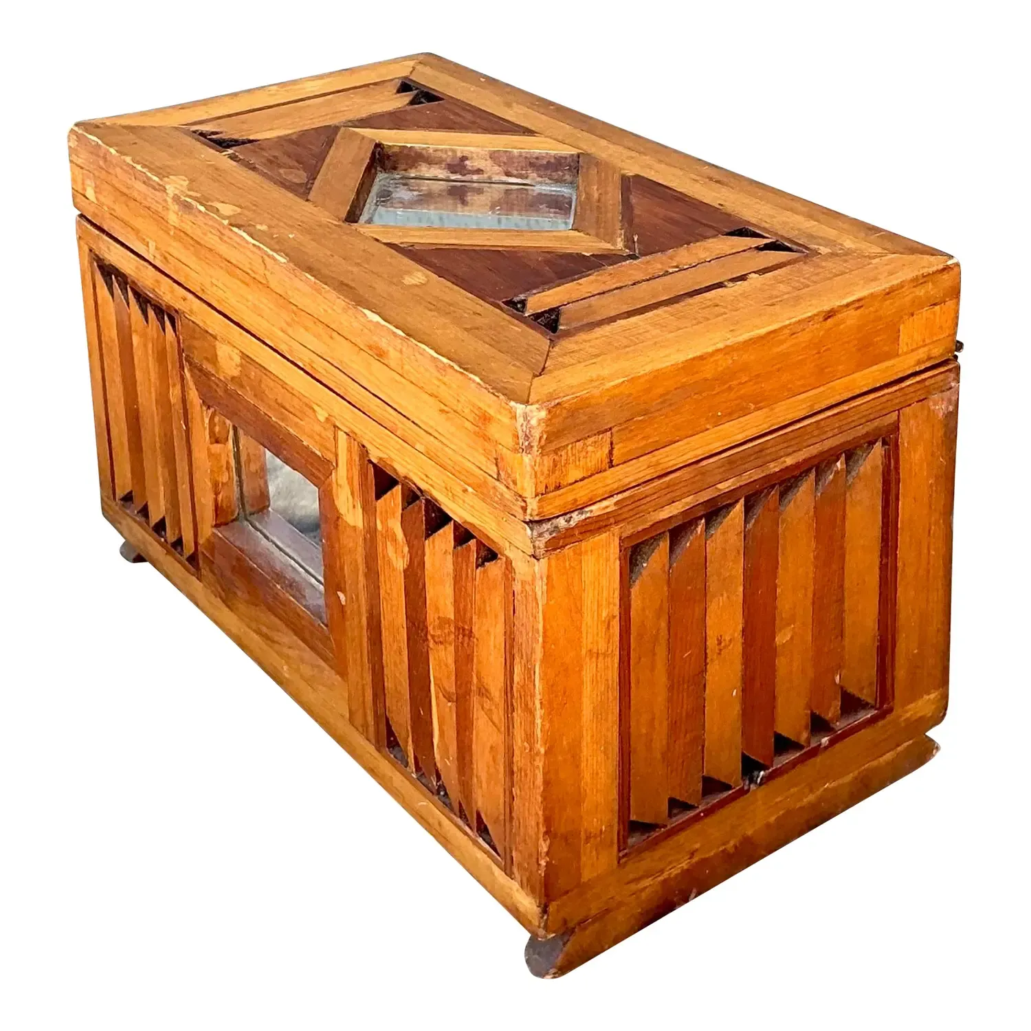Vintage Inlay Wooden Box — additional photo 1