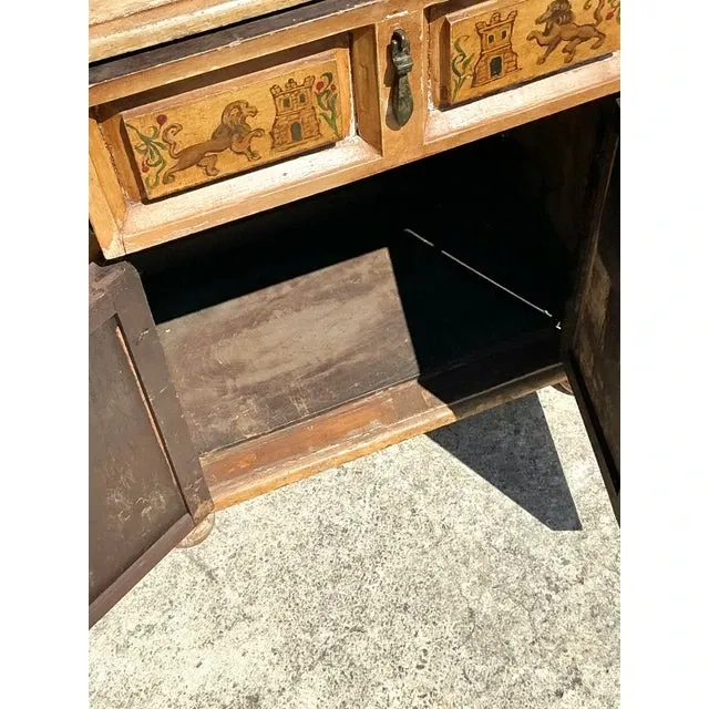 Vintage Italian 19th Century Hand Painted Cabinet — additional photo 5