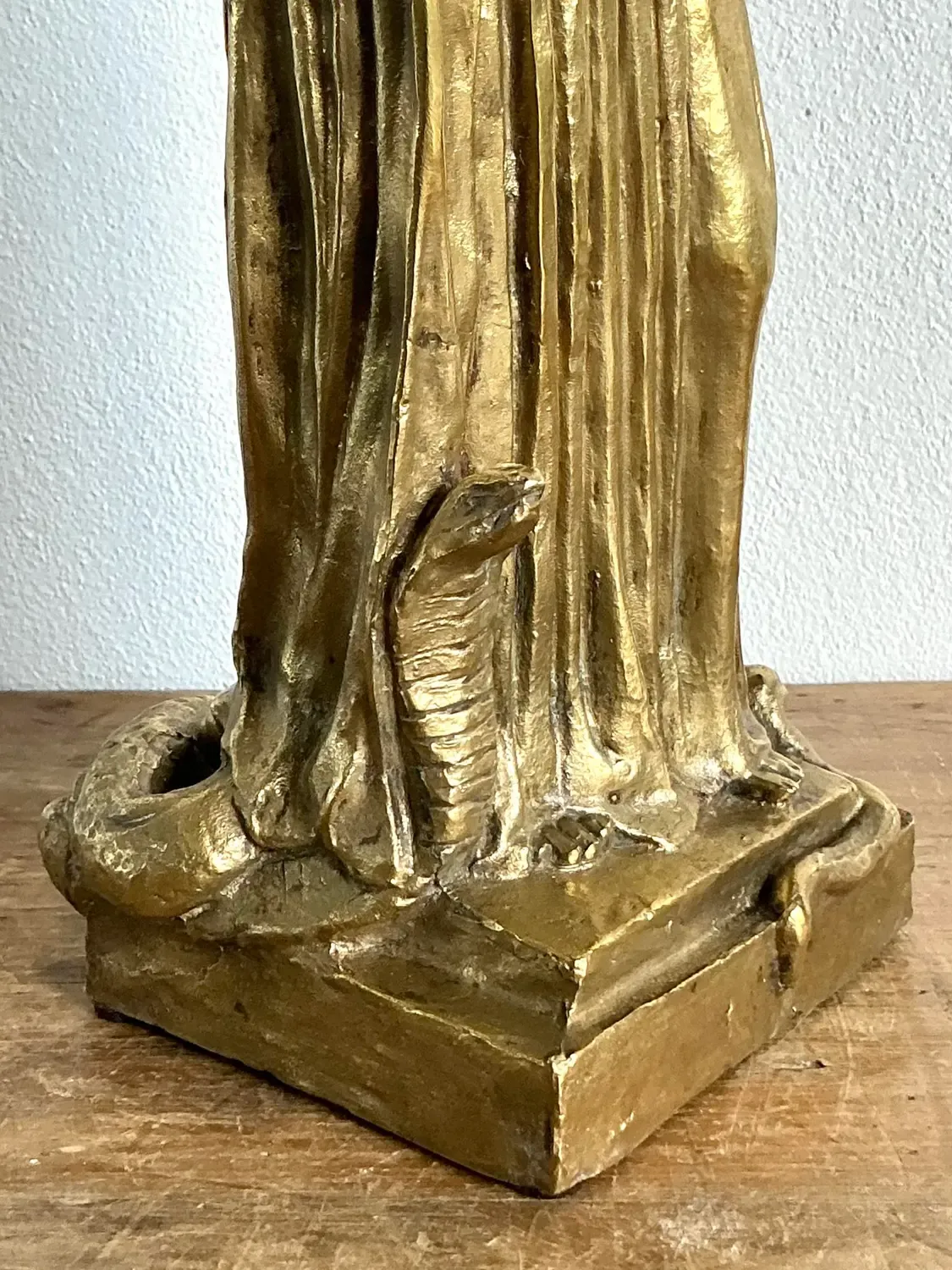 Vintage Italian 19th Century Polished Bronze of Peplophoros — additional photo 6