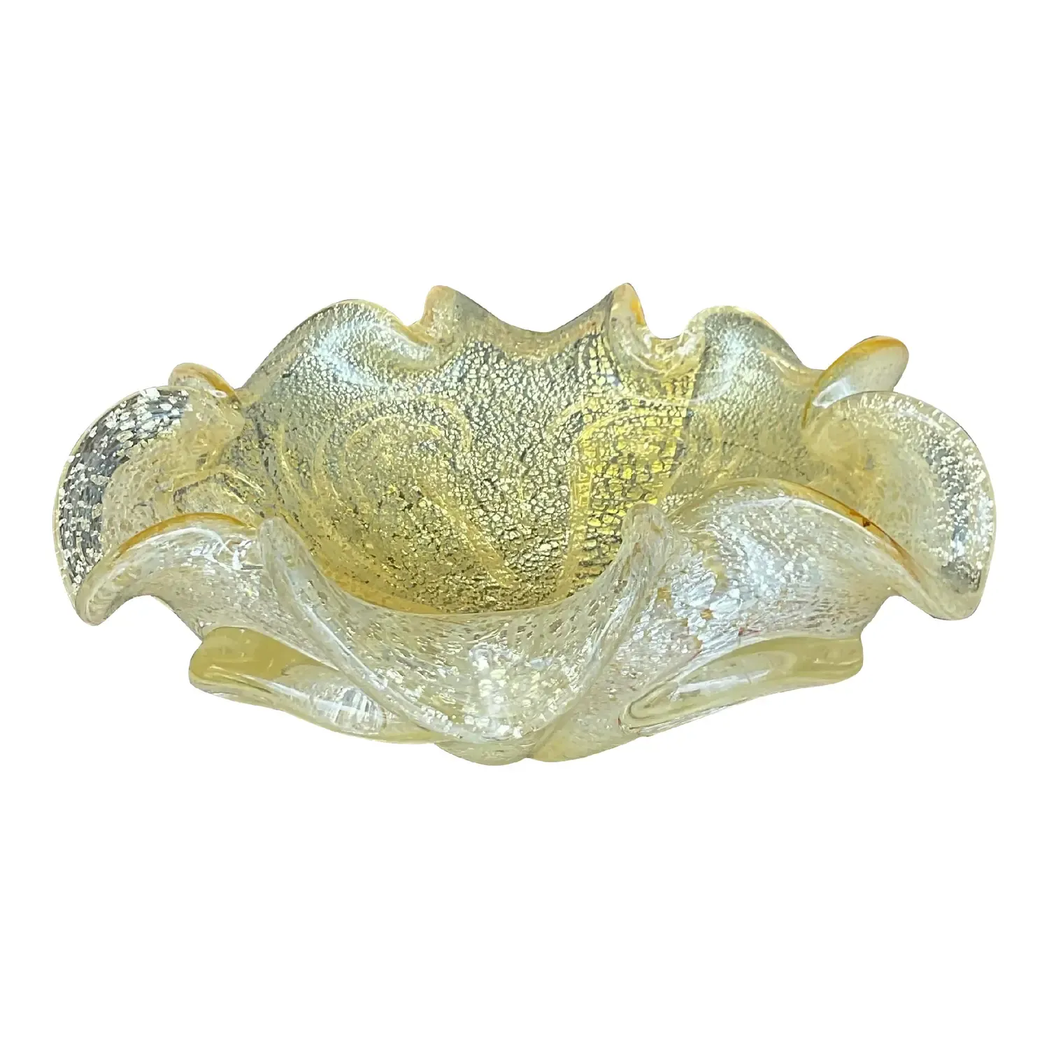 Vintage Italian Blown Glass Bowl After Murano — additional photo 2