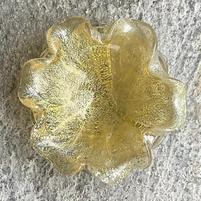 Vintage Italian Blown Glass Bowl After Murano — additional photo 3