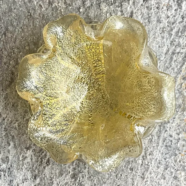 Vintage Italian Blown Glass Bowl After Murano — additional photo 6